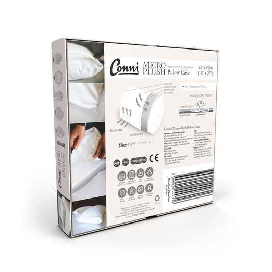 Microfaser Kissenbezug 50 x 75 cm, weiß